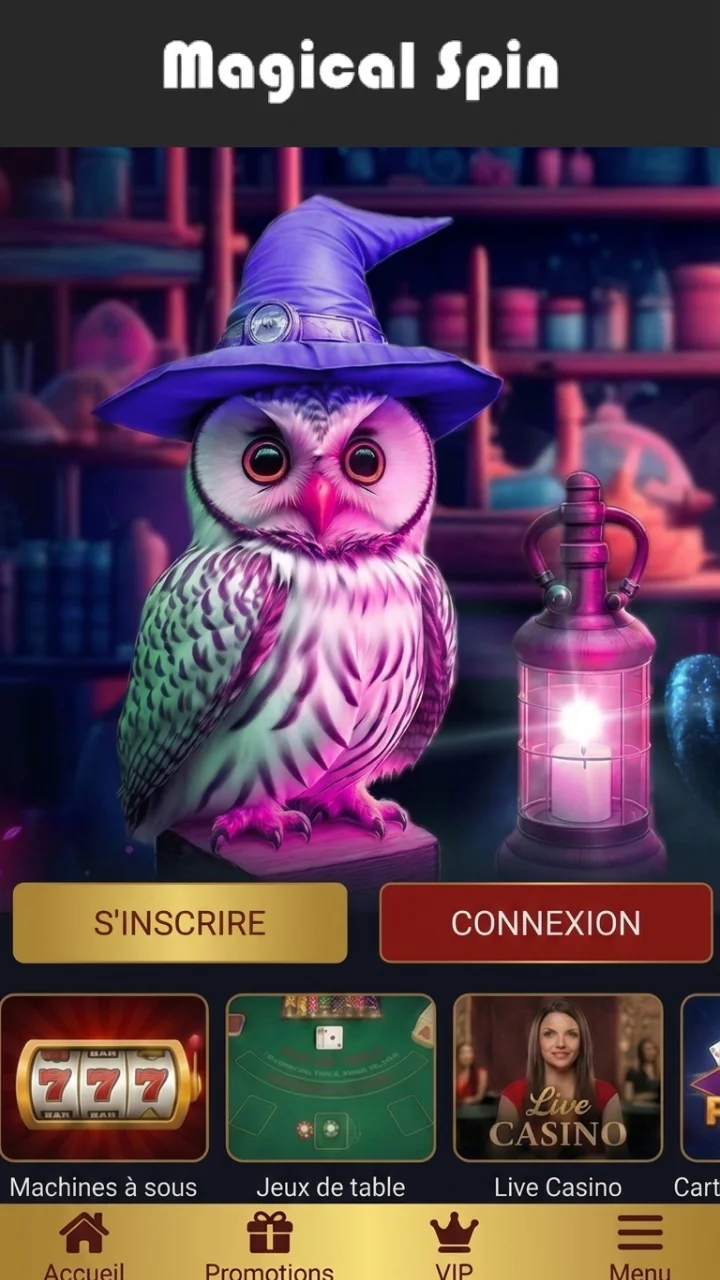 Magical Spin mobile app